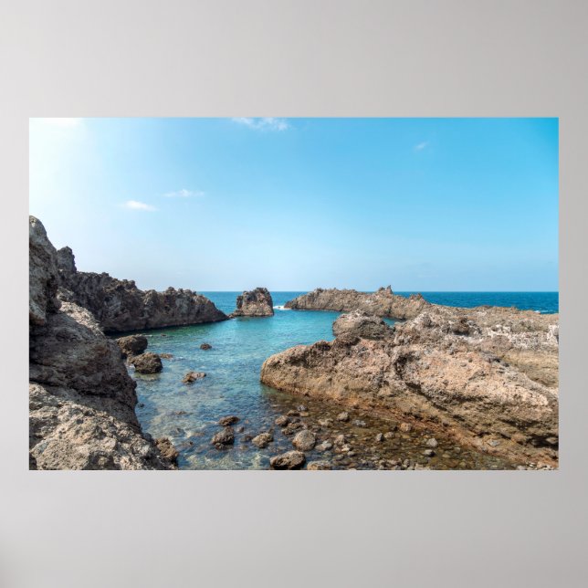 North Tenerife Coastline Poster Print (Front)