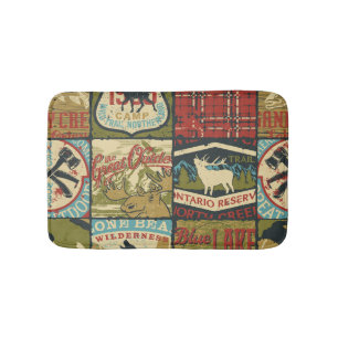 North Territories Adventure: Symbolic Patchwork Bath Mat
