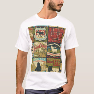 North Territories Adventure: Symbolic Patchwork T-Shirt