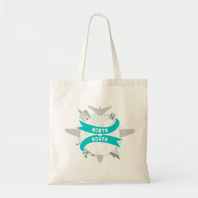North to South Tote Bag (Front)