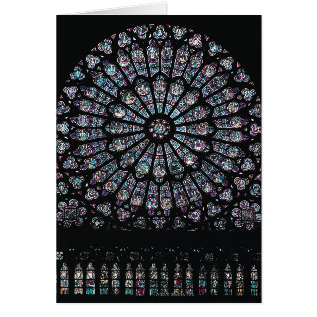 North transept rose window (Front)