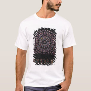 North transept rose window depicting the Virgin an T-Shirt
