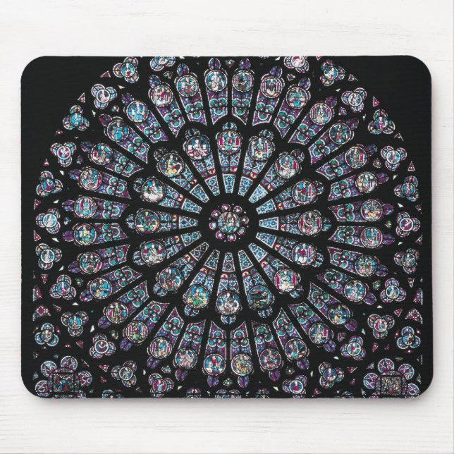 North transept rose window mouse pad (Front)