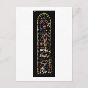 North transept windows; rose depicts the Old Testa Postcard