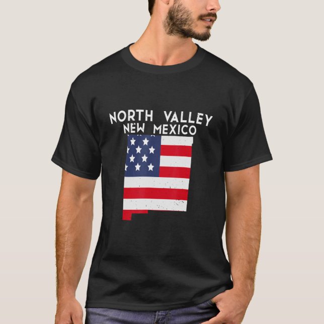North Valley USA State America Travel New Mexican  T-Shirt (Front)