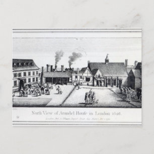 North View of Arundel House in London Postcard