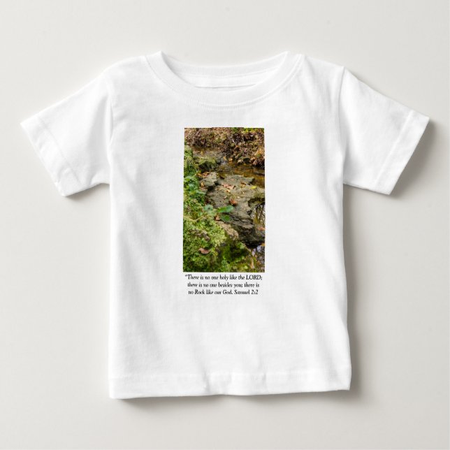 North Wears Creek Rock Bed Baby T-Shirt (Front)