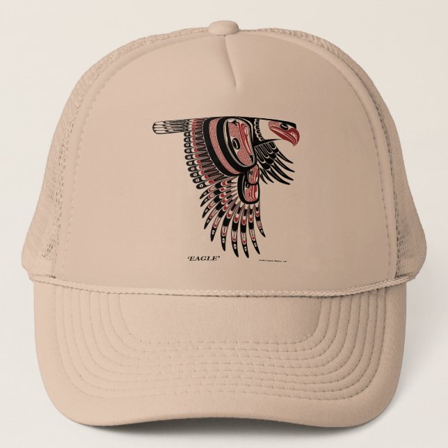 North West Coast Native Eagle Trucker Hat (Front)