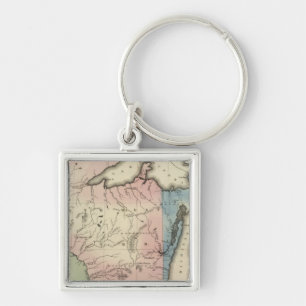 North Western and Michigan Territories Key Ring