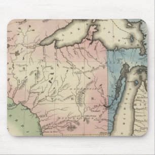 North Western and Michigan Territories Mouse Pad