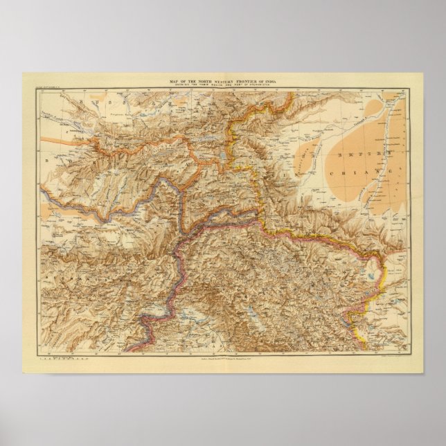North Western Frontier of India Poster (Front)
