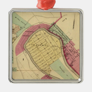 North Wheeling Metal Tree Decoration