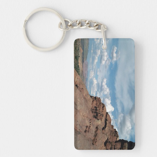 North Window Arch Utah Desert Landscape Photo Key Ring (Front)