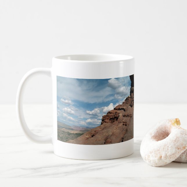 North Window Utah Desert Photo Coffee Mug (With Donut)