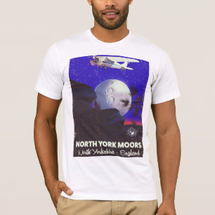 North York Moors England travel poster T-Shirt