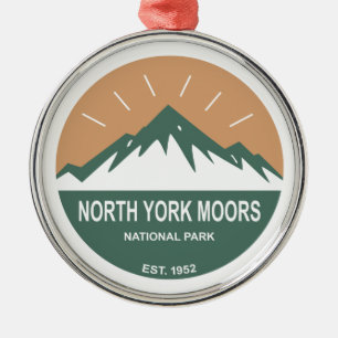 North York Moors National Park Metal Ornament