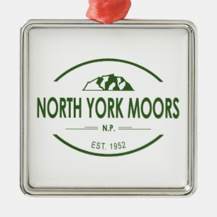 North York Moors National Park Metal Ornament