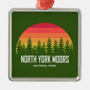 North York Moors National Park Metal Ornament