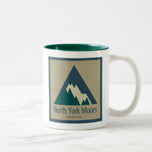 North York Moors National Park Rustic Two-Tone Coffee Mug