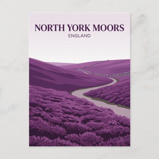 North York Moors United Kingdom Postcard (Front)