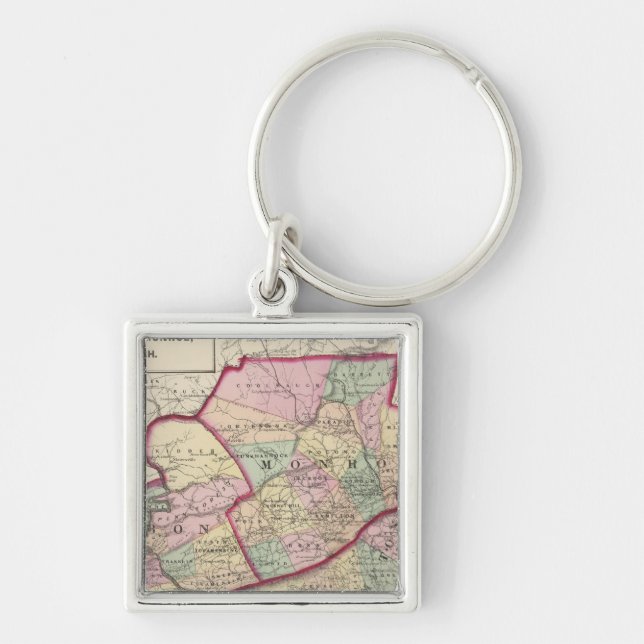 Northampton, Carbon, Monroe, Lehigh counties Key Ring (Front)
