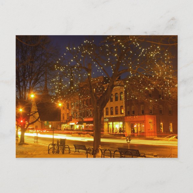 Northampton Downtown Lights Postcard (Front)