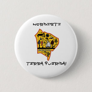 NORTHEAST BOTON 6 CM ROUND BADGE