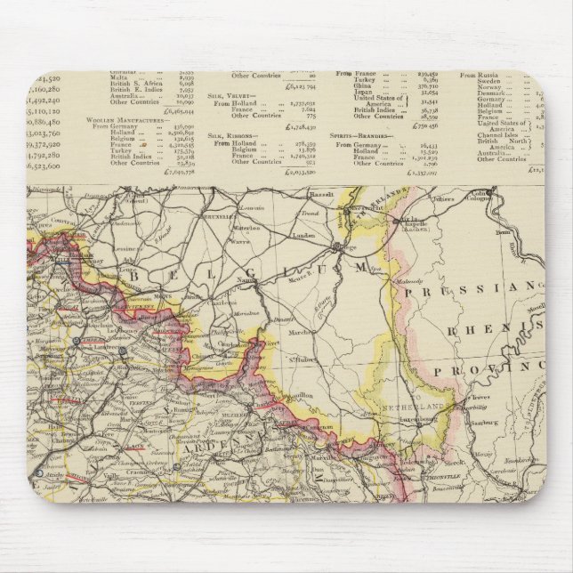 Northeast France Mouse Pad (Front)