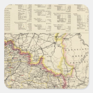 Northeast France Square Sticker