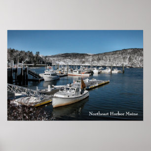 Northeast Harbour Poster