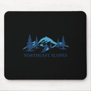 Northeast Slopes Vermont Ski Resort Skiing Skier Mouse Pad