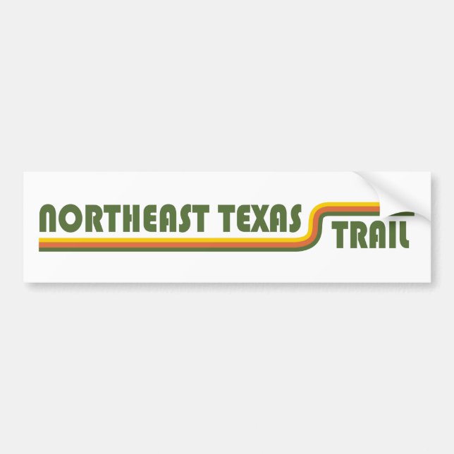 Northeast Texas Trail Bumper Sticker (Front)