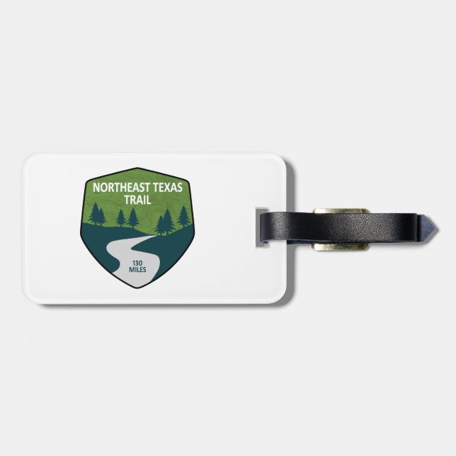Northeast Texas Trail Luggage Tag (Back Horizontal)