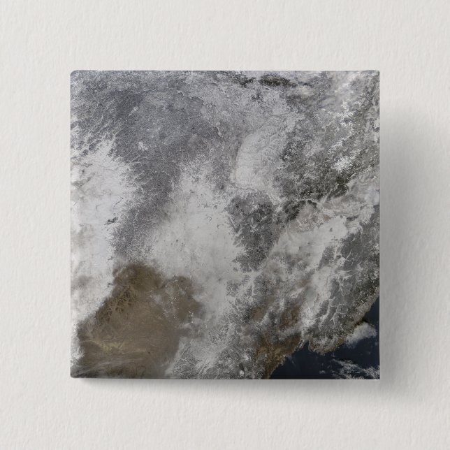 Northeastern China 15 Cm Square Badge (Front)