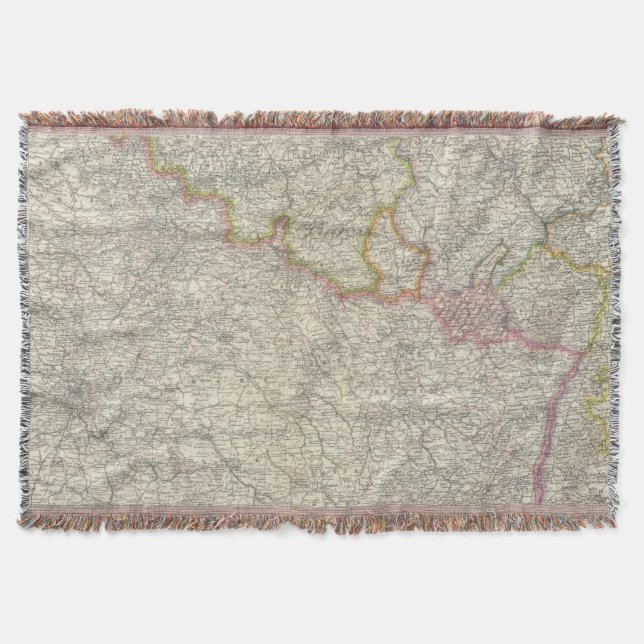 Northeastern France Throw Blanket (Front)