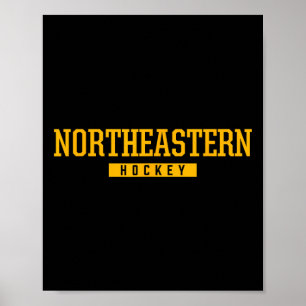 Northeastern High School Hockey Poster