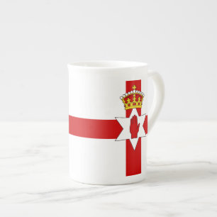 Norther Ireland ulster flag Bone China Mug