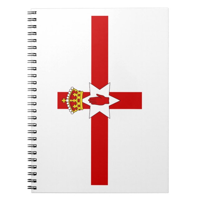 Norther Ireland ulster flag Notebook (Front)