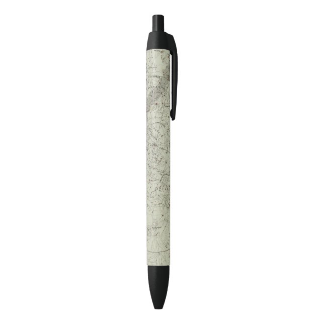 Norther Night Sky map Black Ink Pen (Bottom (Vertical))