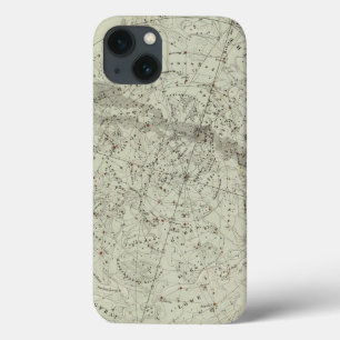 Norther Night Sky map iPhone 13 Case