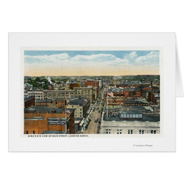 Northern Aerial View of Main Street (Front Horizontal)