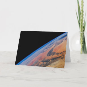 Northern Africa And The Vast Libyan Desert. Card