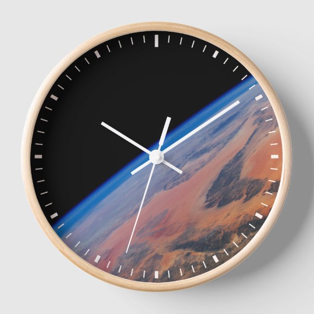 Northern Africa And The Vast Libyan Desert. Clock (Front)