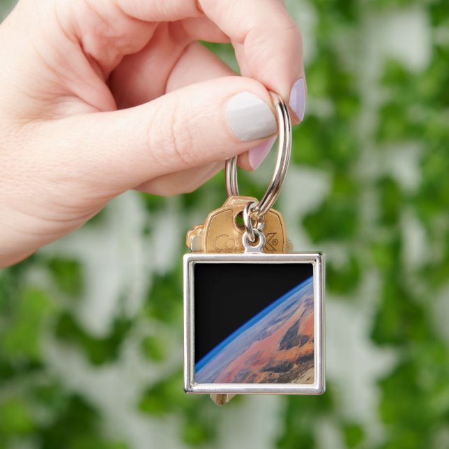 Northern Africa And The Vast Libyan Desert. Key Ring (Hand)
