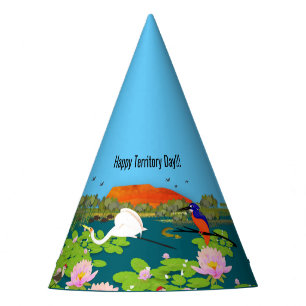 Northern Australia Tropical Monsoon Landscape Party Hat