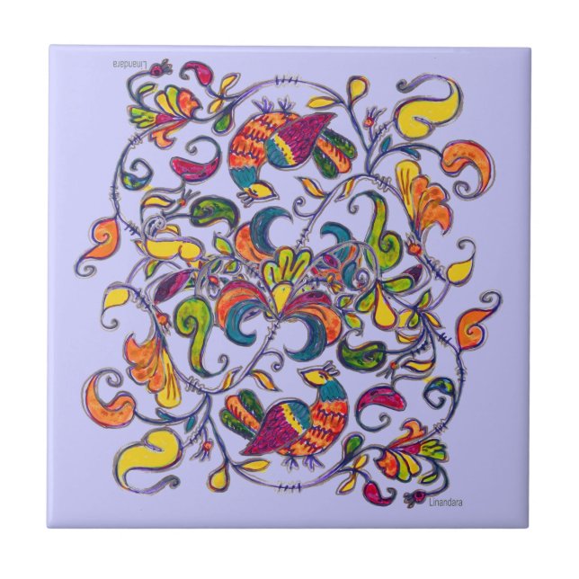 Northern Bird Tile (Front)