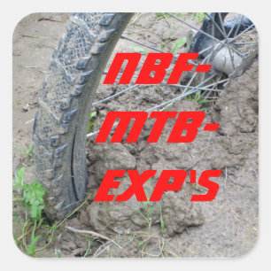 Northern Blackforest Mountainbike Explorers Square Sticker