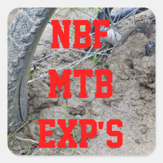 Northern Blackforest Mountainbike Explorers Square Sticker