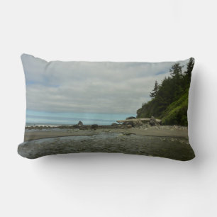 Northern California Coastline from Redwood Park Lumbar Cushion