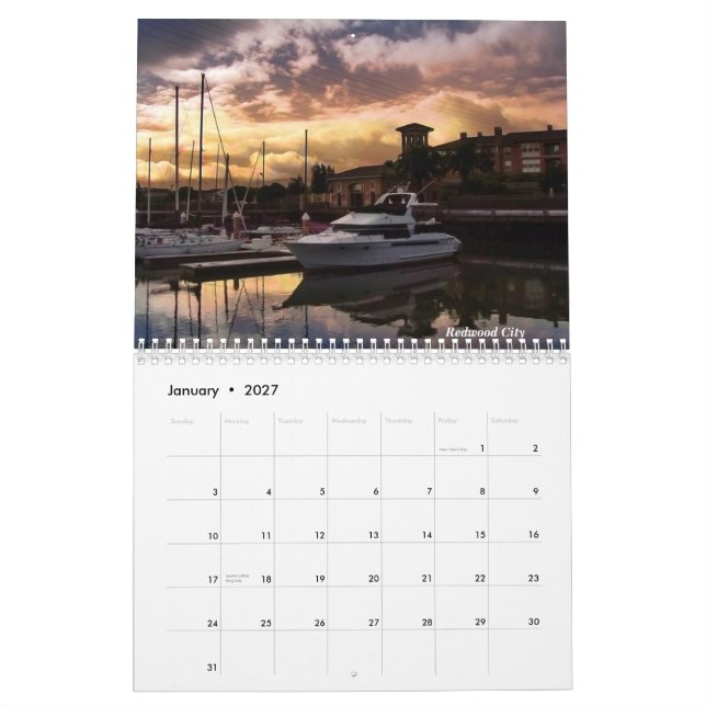 Northern California Landscape 2011 Calendar (Jan 2027)